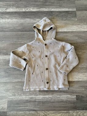 Boy Zara neutral hordes knitted sweater